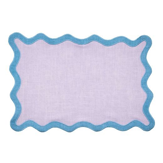 CHICHI ÉTKEZÉSI ALÁTÉT, LILA-KÉK 47 X 33CM