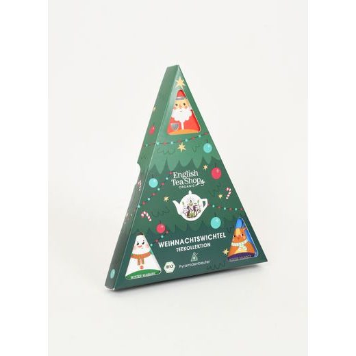 ENGLISH TEA SHOP KARÁCSONYI FIGURÁS BIO TEAVÁLOGATÁS, 9 DB FILTER / 3 ÍZ
