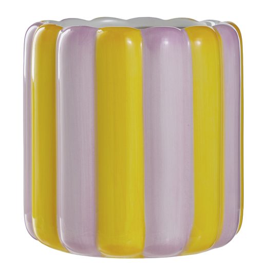 CIRCUS KERÁMIA KASPÓ POT Ø14,5CM, LILA/SÁRGA