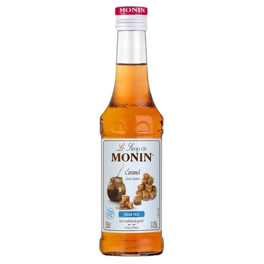 MONIN CUKORMENTES KARAMELL SZIRUP, 0,25L