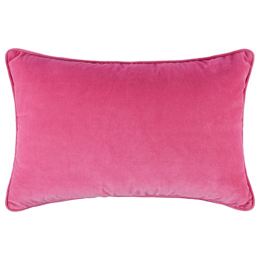 COTTON VELVET PAMUTBÁRSONY PÁRNA 40X60CM, PINK
