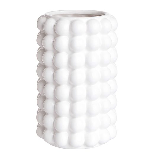 BUBBLE VÁZA, FEHÉR  21CM