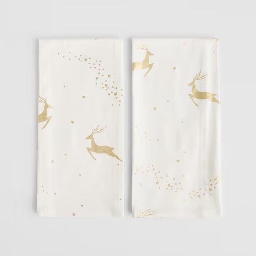 HOME & YOU KONYHARUHA SZETT 45X65CM, 2DB, ARANY SZARVASOK