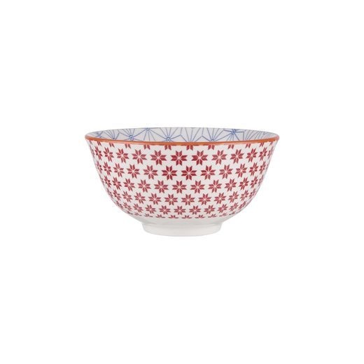 ORNAMENTS TÁLKA 240 ML, PIROS-KÉK