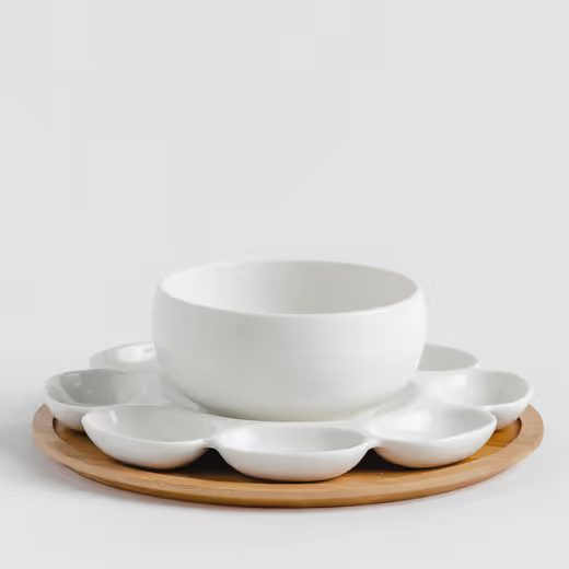 HOME & YOU KÍNÁLÓ TÁL, TOJÁSTARTÓVAL