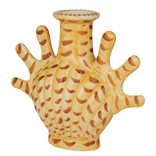 CORAL COAST KERÁMIA VÁZA 18 CM  , SÁRGA