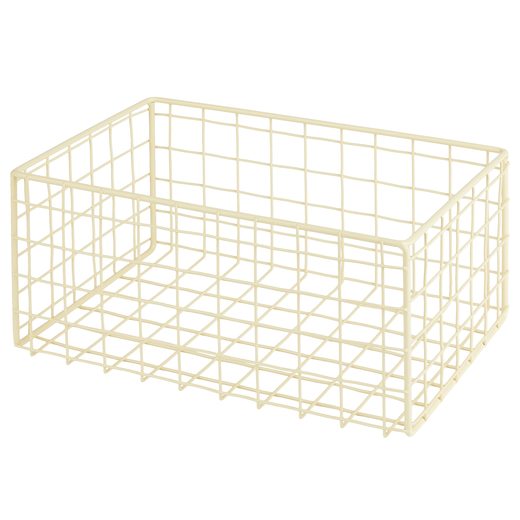 DEPOSIT FÉM KOSÁR 17X26CM SÁRGA