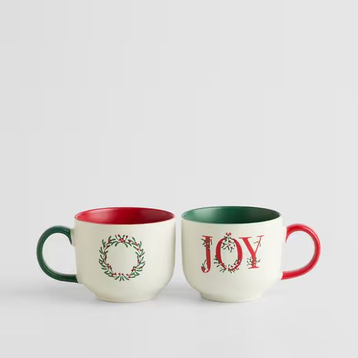 HOME & YOU 2 DB-OS BÖGRE SZETT, 370 ML, "JOY"