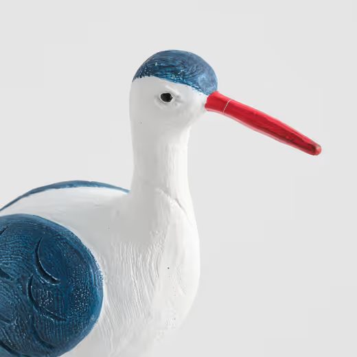 HOME & YOU FA MADÁR 23X30CM , FEHÉR