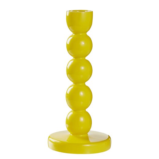 LITTLE ITALY GYERTYATARTÓ 20CM , SÁRGA