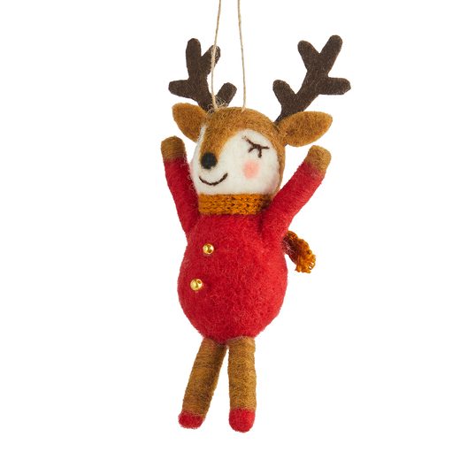 HANG ON FILC KARÁCSONYFADÍSZ, SZARVAS PULÓVERBEN
