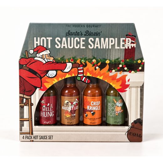 SANTAS'S BLAZIN CSÍPŐS SZÓSZ SZETT 4X18G