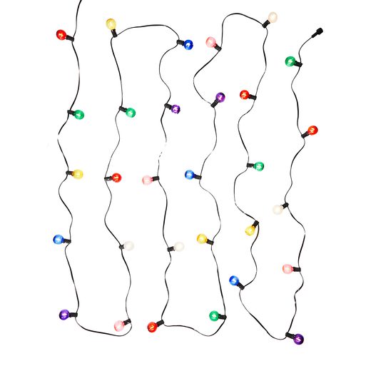 RAINBOW BULBS LED KÜLTÉRI ÉGŐSOR, 30 SZÍNES ÉGŐVEL