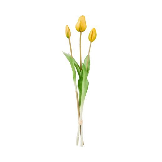 FLORISTA TULIPÁN 3 DB-OS, SÁRGA 47 CM