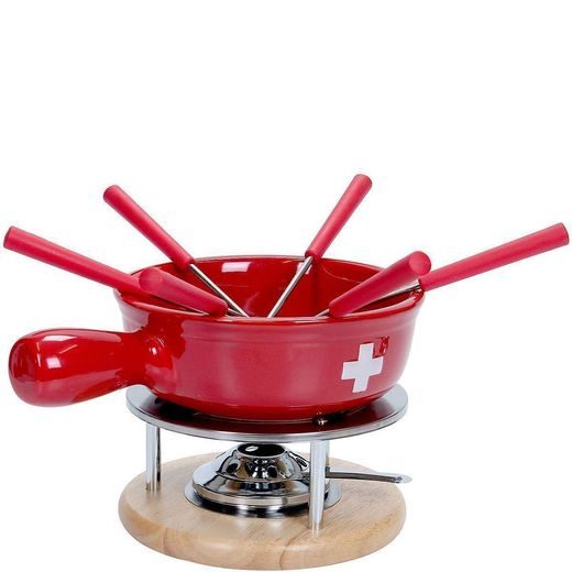 SWISS KISS SAJTFONDUE 9 RÉSZES PIROS