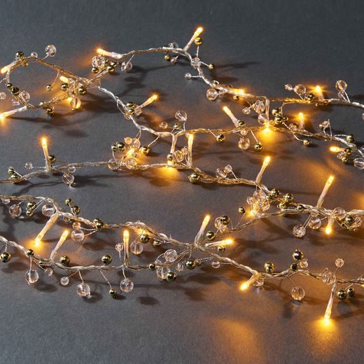 JINGLE LIGHTS ÉGŐSOR GYÖNGYÖKKEL, 40 ÉGŐS