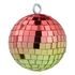 HANG ON akasztható disco gömb 8 cm, pink-arany