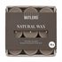 NATURAL WAX mécses 18db szürkésbarna