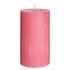 RUSTIC gyertya 13 cm, pink