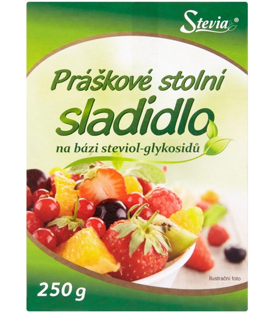 Sladidlo práškové stolní na bázi STEVIOL-GLYKOSIDŮ