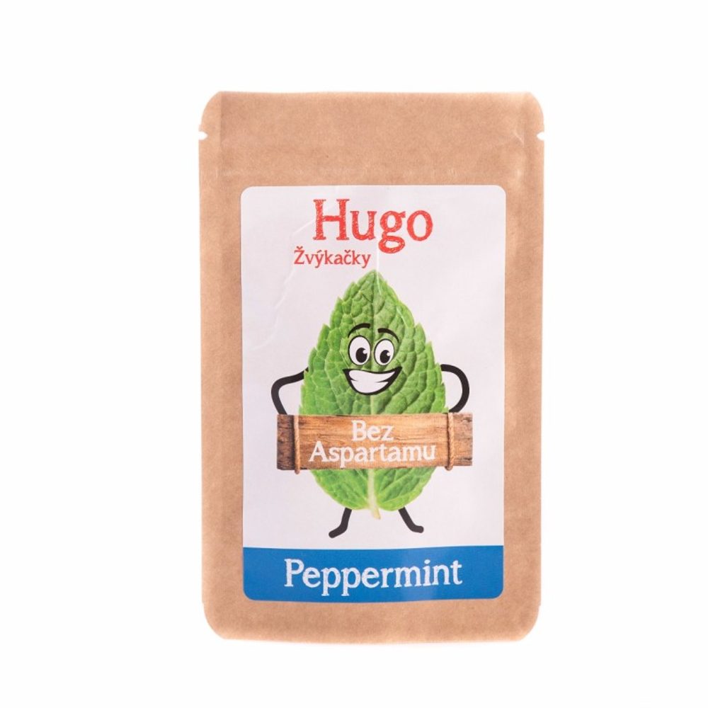 Levně Žvýkačky Hugo peppermint 9 g