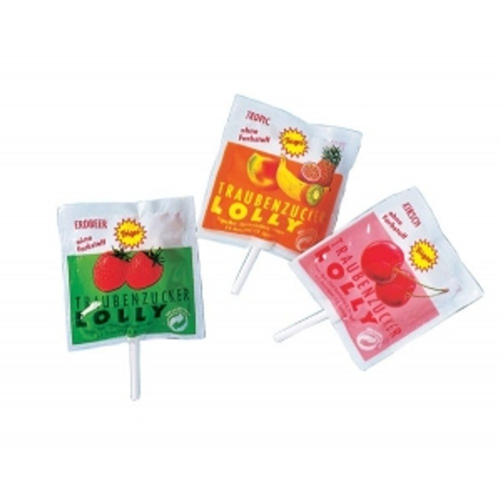 Frigeo-Werk Traubenzucker Lolly lízátka z hroznového cukru 100 ks koupíte na Dialekarna.cz