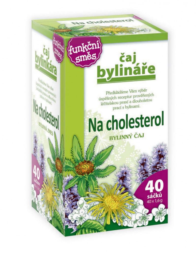 Levně Čaj na cholesterol Bylinář 40x1,6g