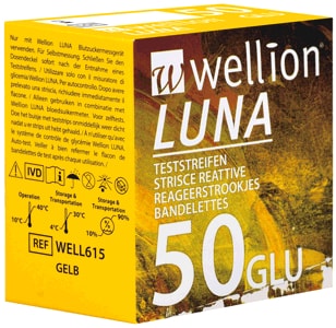 Levně Testovací proužky Wellion LUNA GLU 50 ks