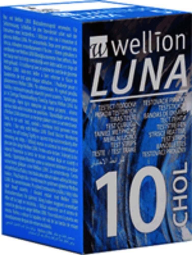 Levně Wellion LUNA CHOL pro měření cholesterolu 10ks