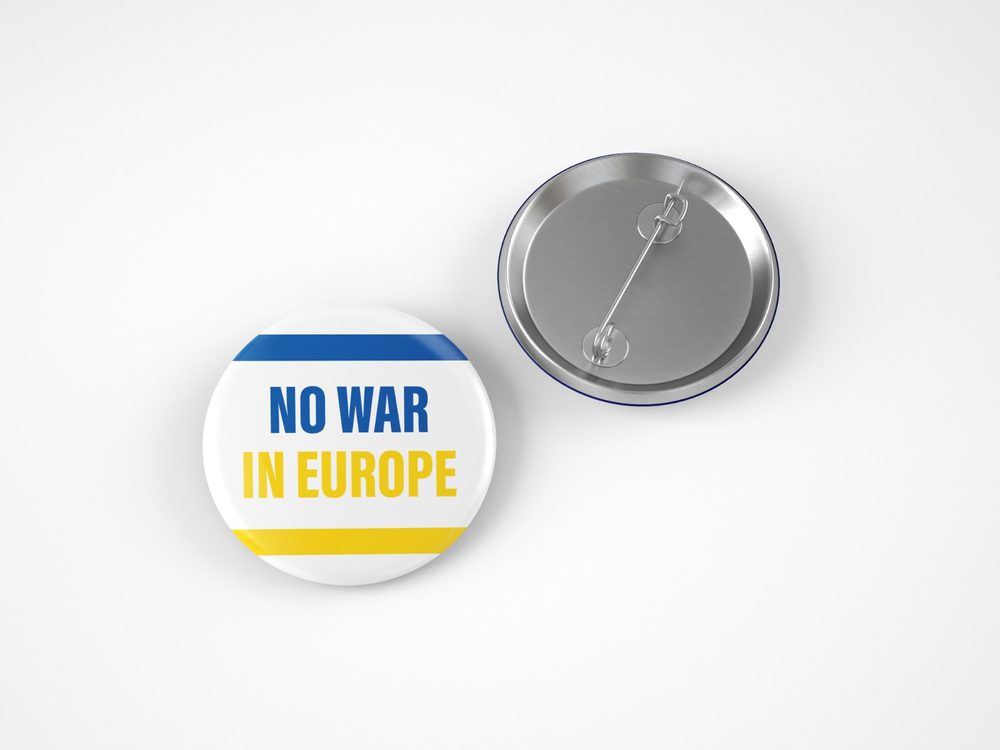 Levně Placka NO WAR IN EUROPE