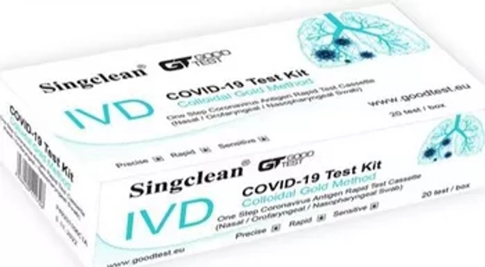 Levně Antigenní COVID-19 certifikovaný výtěrový test na koronavirus(20 ks)