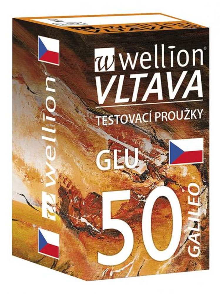 Levně Testovací proužky Wellion Galileo(Vltava) GLU 50 ks