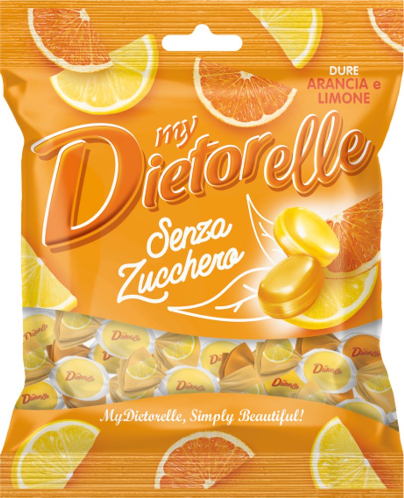 Bonbóny Dietorelle - pomeranč a citron