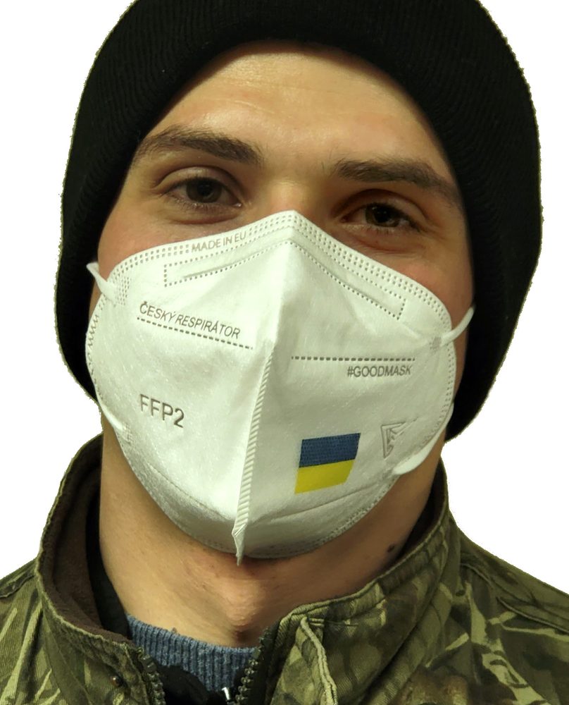 Levně RESPIRÁTOR FFP2 GOOD MASK GM2 SLÁVA UKRAJINĚ