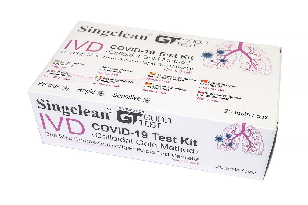 DIALEKAREN.SK - Antigénový COVID-19 certifikovaný test - vzorka z nosa či  krku, 20 ks - Singclean - Testy na koronavirus, covid-19 testy - COVID 19 -  respirátory, rúška, dezinfekcia, testy - DIALEKAREN.SK - obchod pro zdravý  život