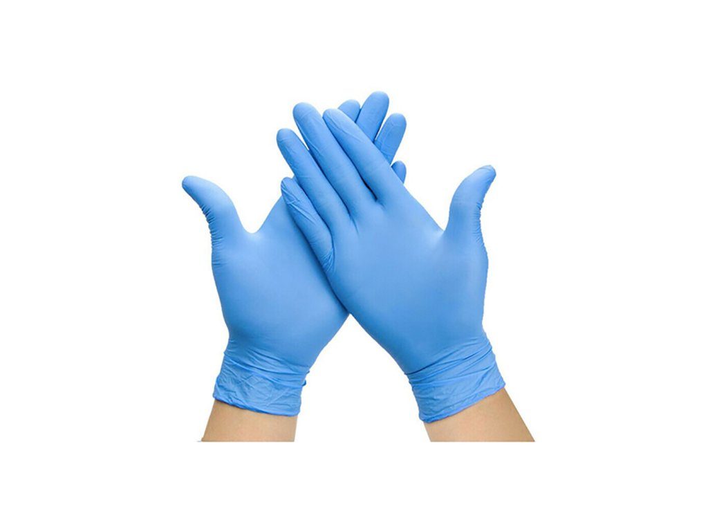 DIALEKAREN.SK - Rukavice nitrilové jednorazové pudrované, MODRÉ, veľkosť M,  100 ks - Jednorázové rukavice - COVID 19 - respirátory, rúška, dezinfekcia,  testy - DIALEKAREN.SK - obchod pro zdravý život