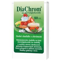 Sladidlo - DiaChrom se stévií  80 tbl.