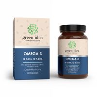 Doplnok stravy - Omega 3 gélové kapsule, Topvet, 60 kapsúl