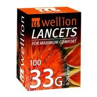 Lancety Wellion 33G, 100 ks