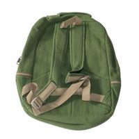 Ručne tkaný batoh HEMP- zelený