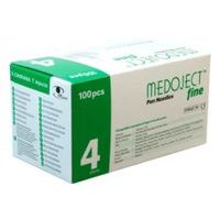 Inzulínové jehly Medoject Fine – 4 MM 32 G