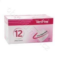 Inzulínové ihly VERIFINE 29G x 12 mm