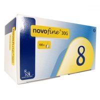 Inzulínová ihla NOVOFINE® 30G – 0,30 × 8 mm, 100 ks