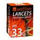 Lancety Wellion 33G, 100 ks