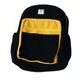 Ručne tkaný batoh HEMP, žlto-čierny