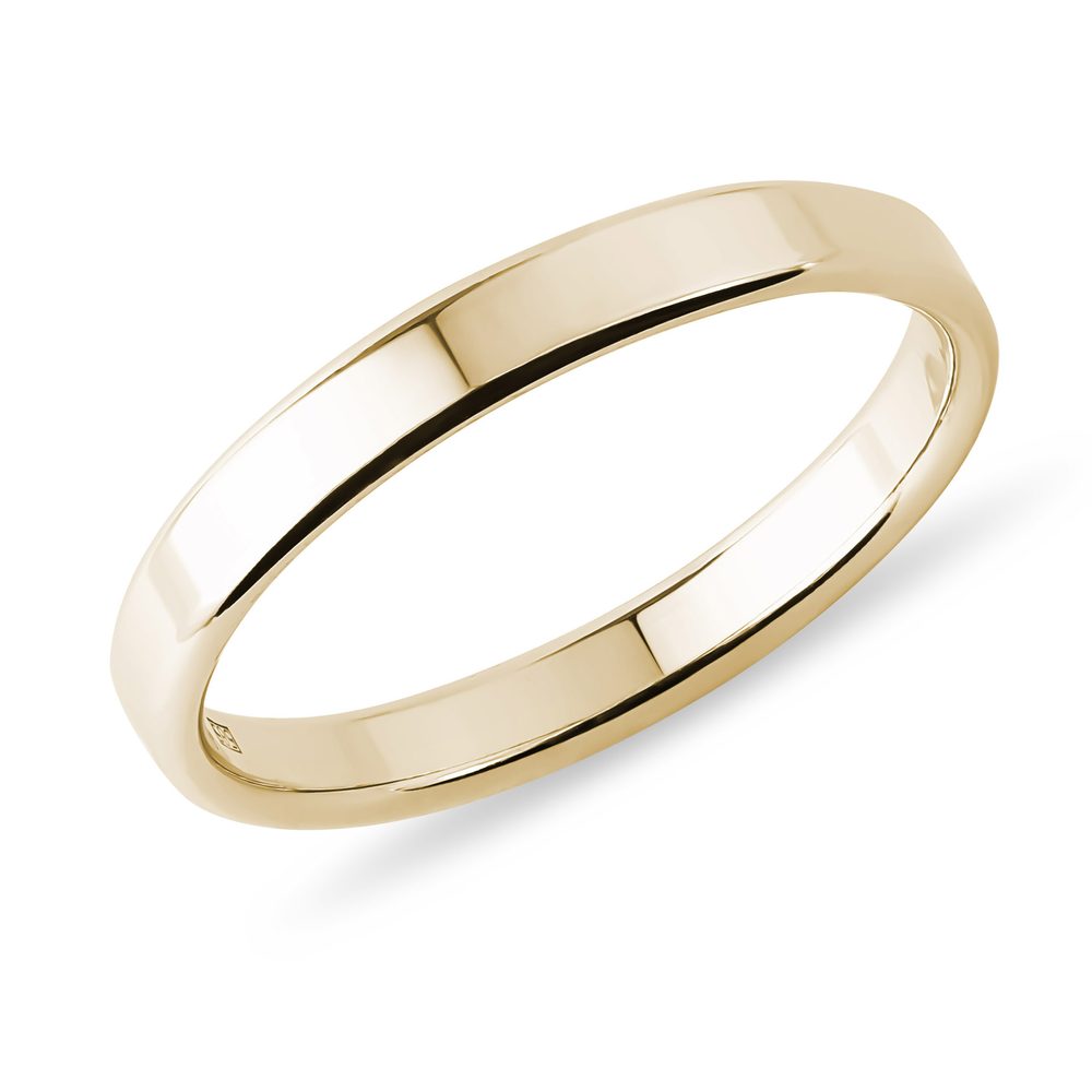 E-shop Elegantní zlatý prsten pro muže