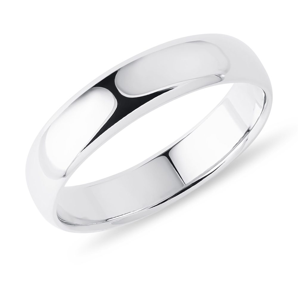 E-shop Snubní prsten z bílého zlata