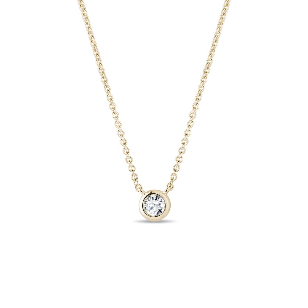 E-shop Diamantový náhrdelník ve zlatě