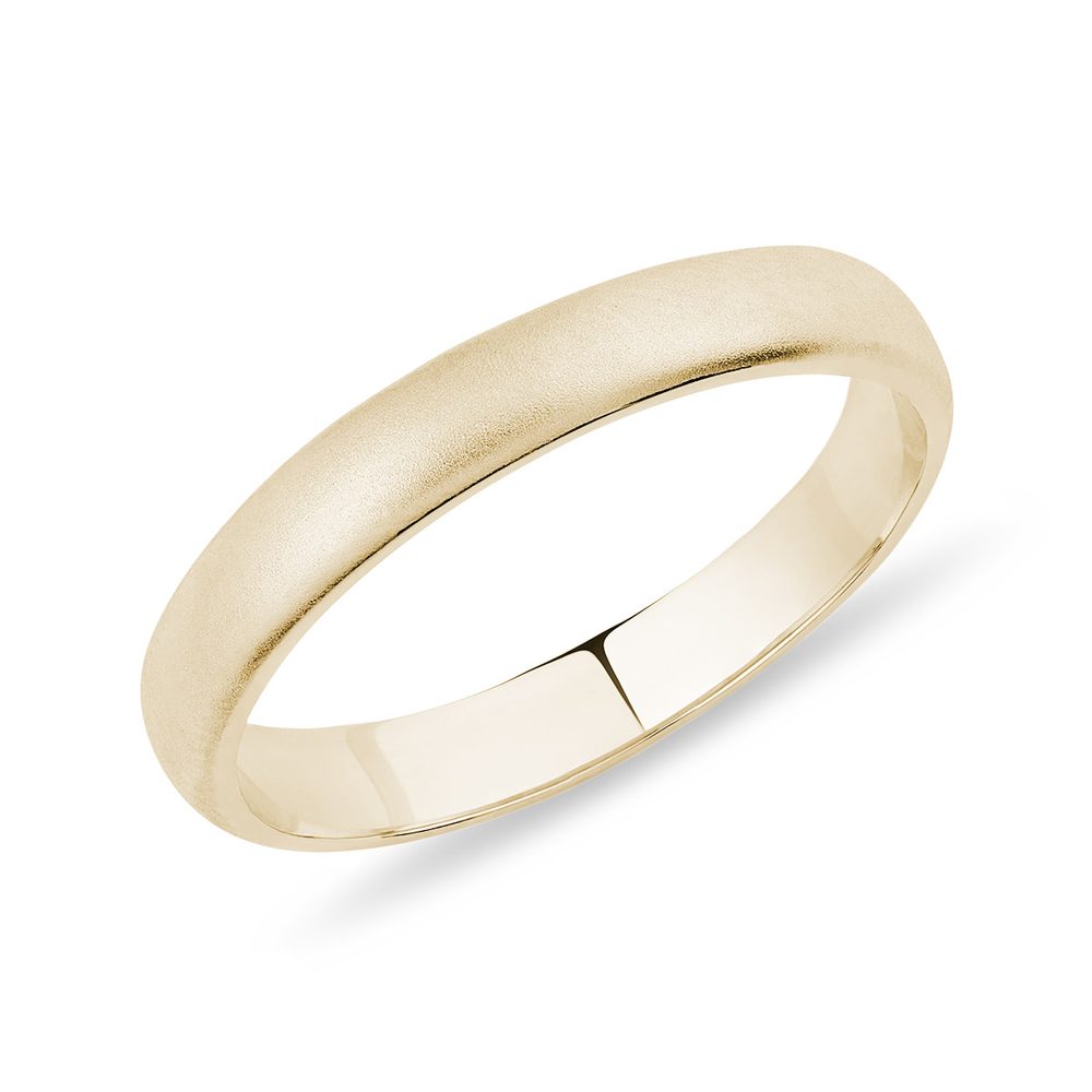 E-shop Pánský snubní prsten žluté zlato