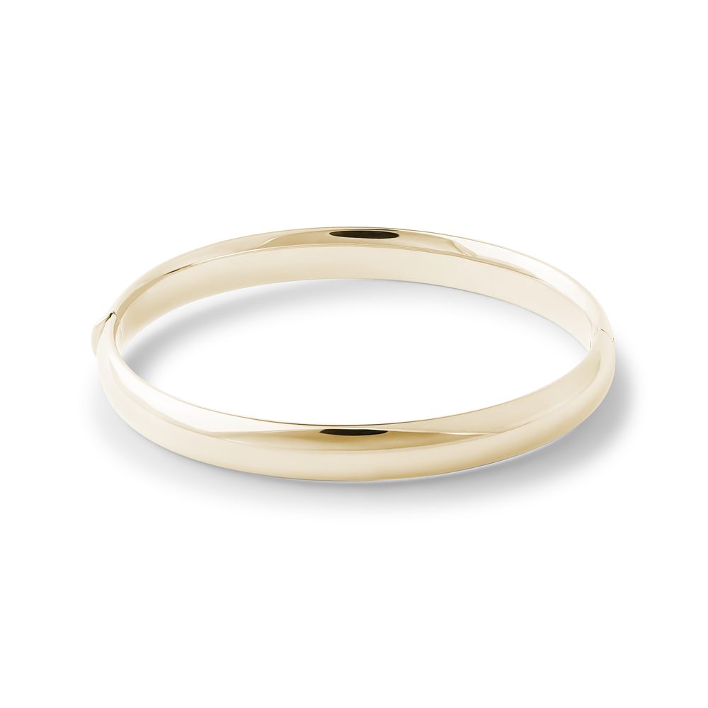 Masivní zlatý náramek ve žlutém 14k zlatě KLENOTA